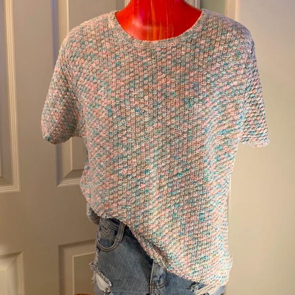 VINTAGE Koret Francisca Knit Kawaii Top - Picture 1 of 10